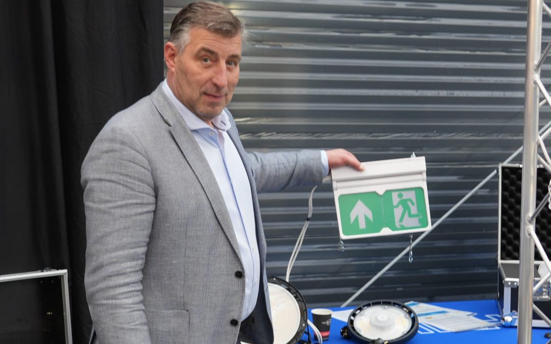 Kompakte Notausgangsbeleuchtung