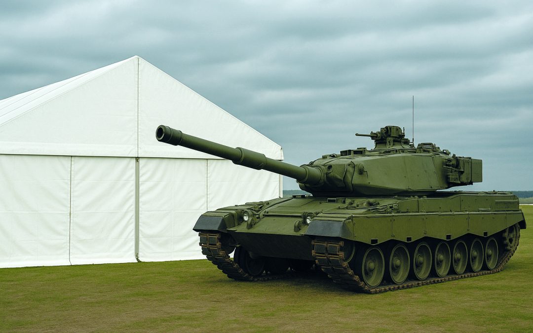 Wenn das Zelt gegen den Panzer verliert